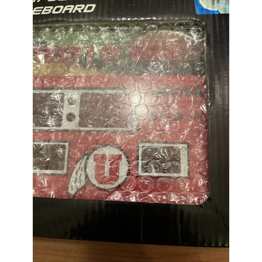 University Of Utah Digital Alarm Clock Scoreboard Multi-Color